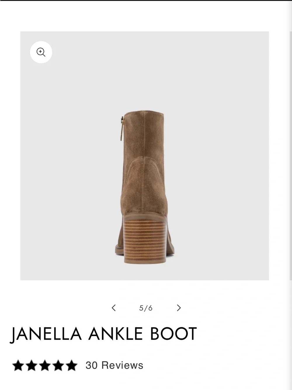 Aquatalia Janella Ankle Boot in Champagne Suede